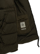 C.P. Company "Chrome-R Goggle" Short Down Jacket - Green