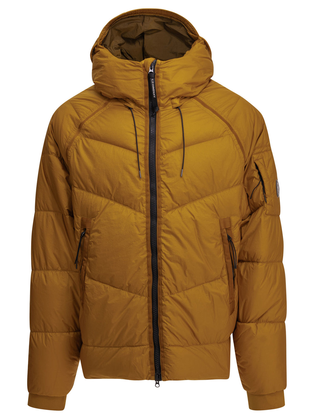 C.P. Company "Down Shield" Short Down Jacket - Yellow