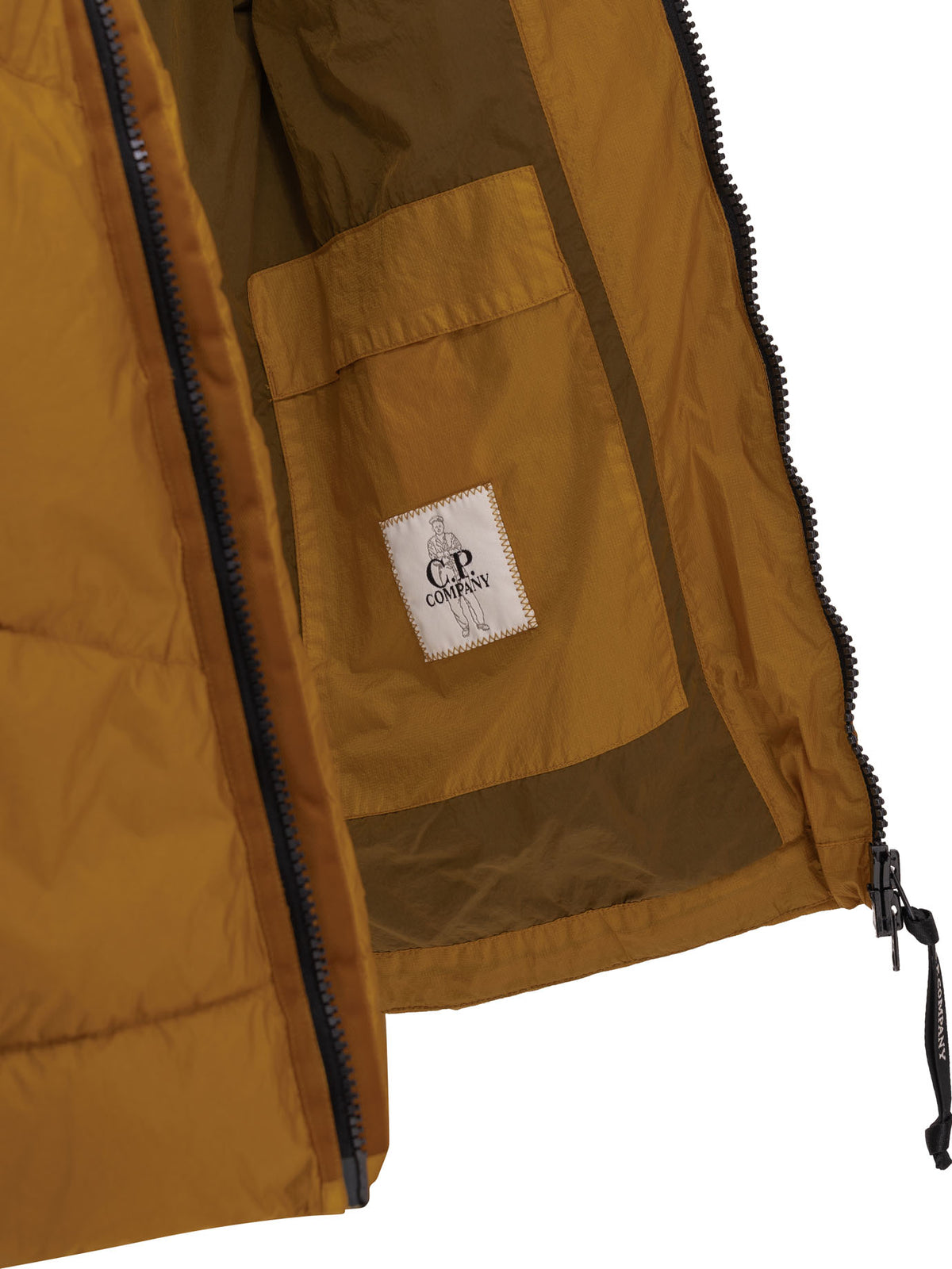 C.P. Company "Down Shield" Short Down Jacket - Yellow