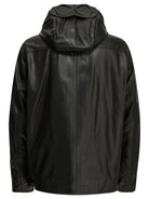 C.P. Company "Goggle" Leather Jacket - Black