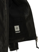 C.P. Company "Goggle" Leather Jacket - Black