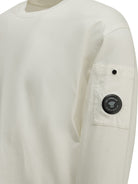 C.P. Company Crewneck T-shirt with logo - White