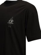 C.P. Company Crewneck T-shirt with logo - Black