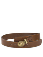 Etro "Paisley" Leather Belt - Brown