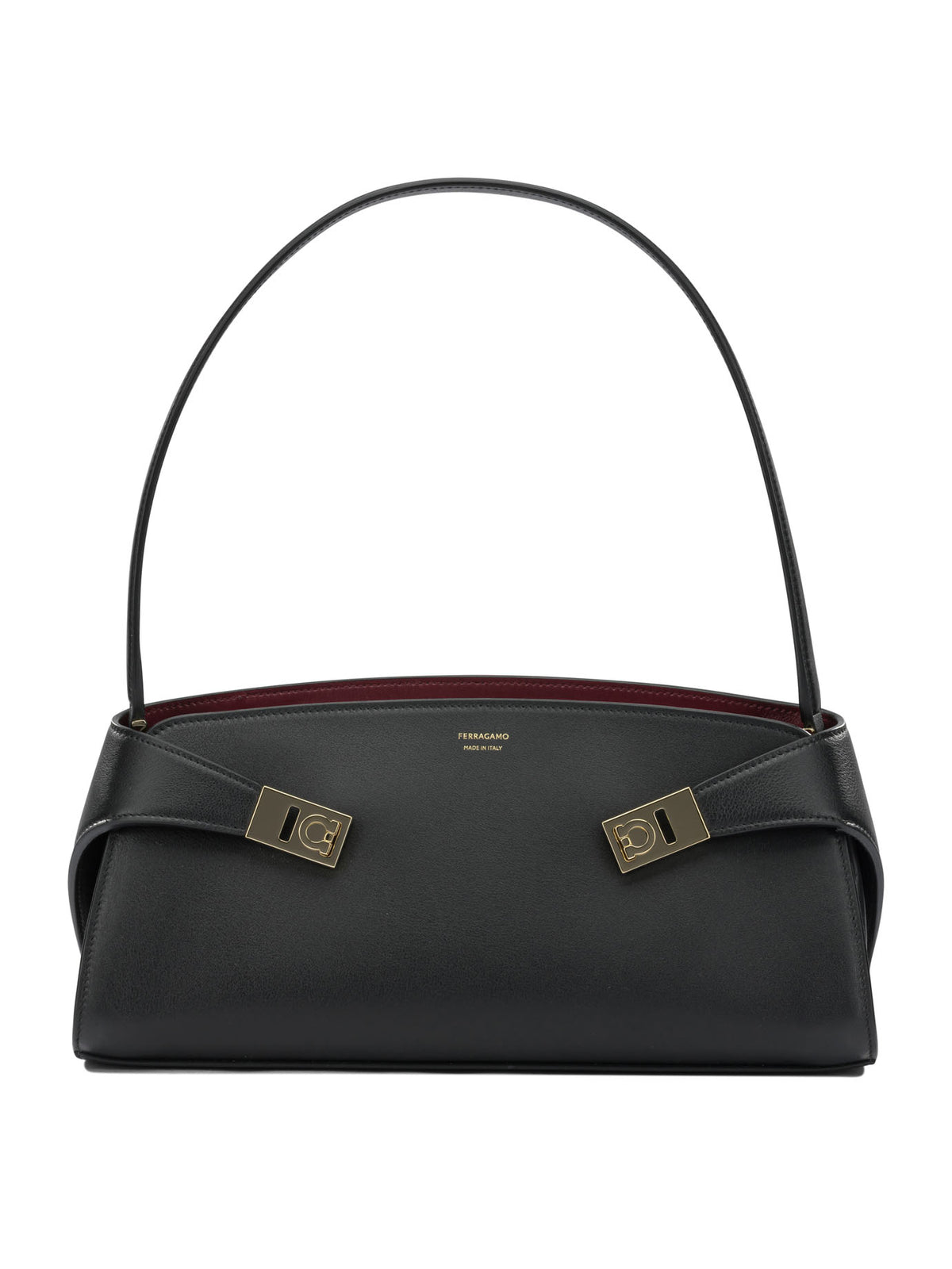 Ferragamo "Hug East-West" medium shoulder bag - Black