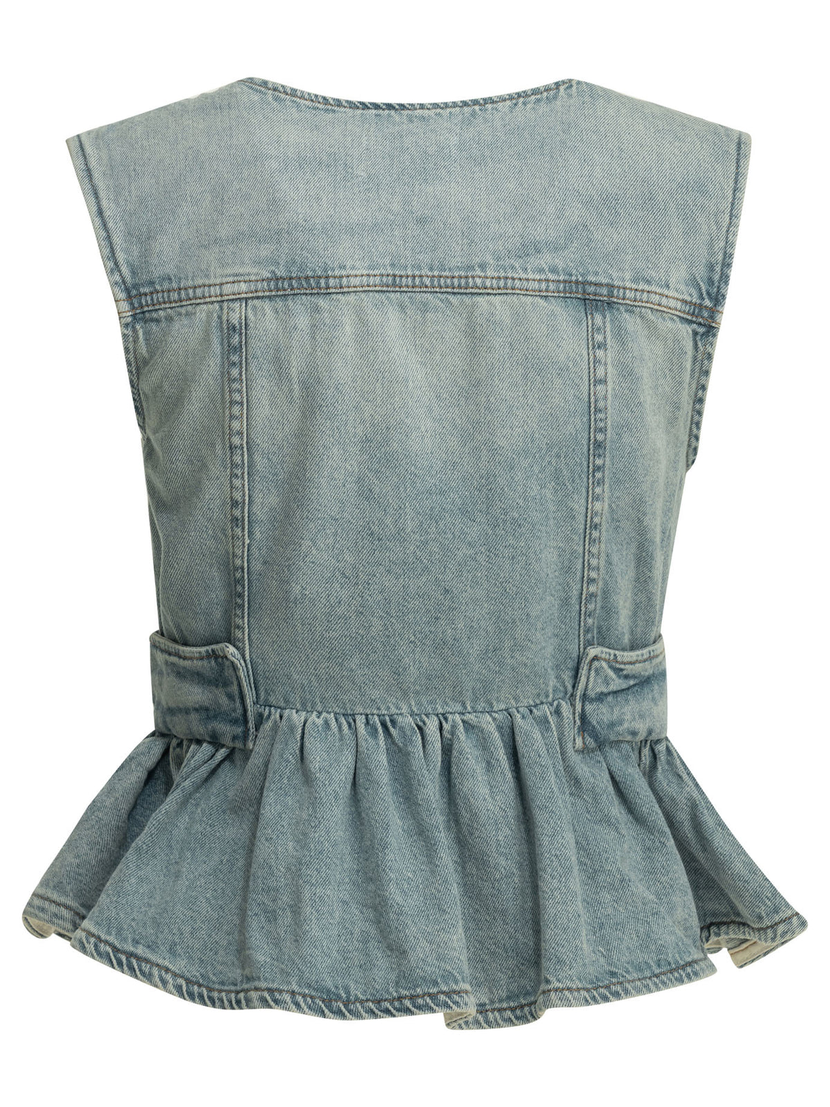 Ganni Denim vest - Light Blue