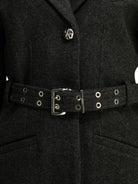 Ganni Lightweight wool jacket - Black