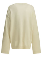 Ganni "Strawberry" Crew-neck sweater - White