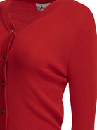 Ganni Merino wool cardigan - Red