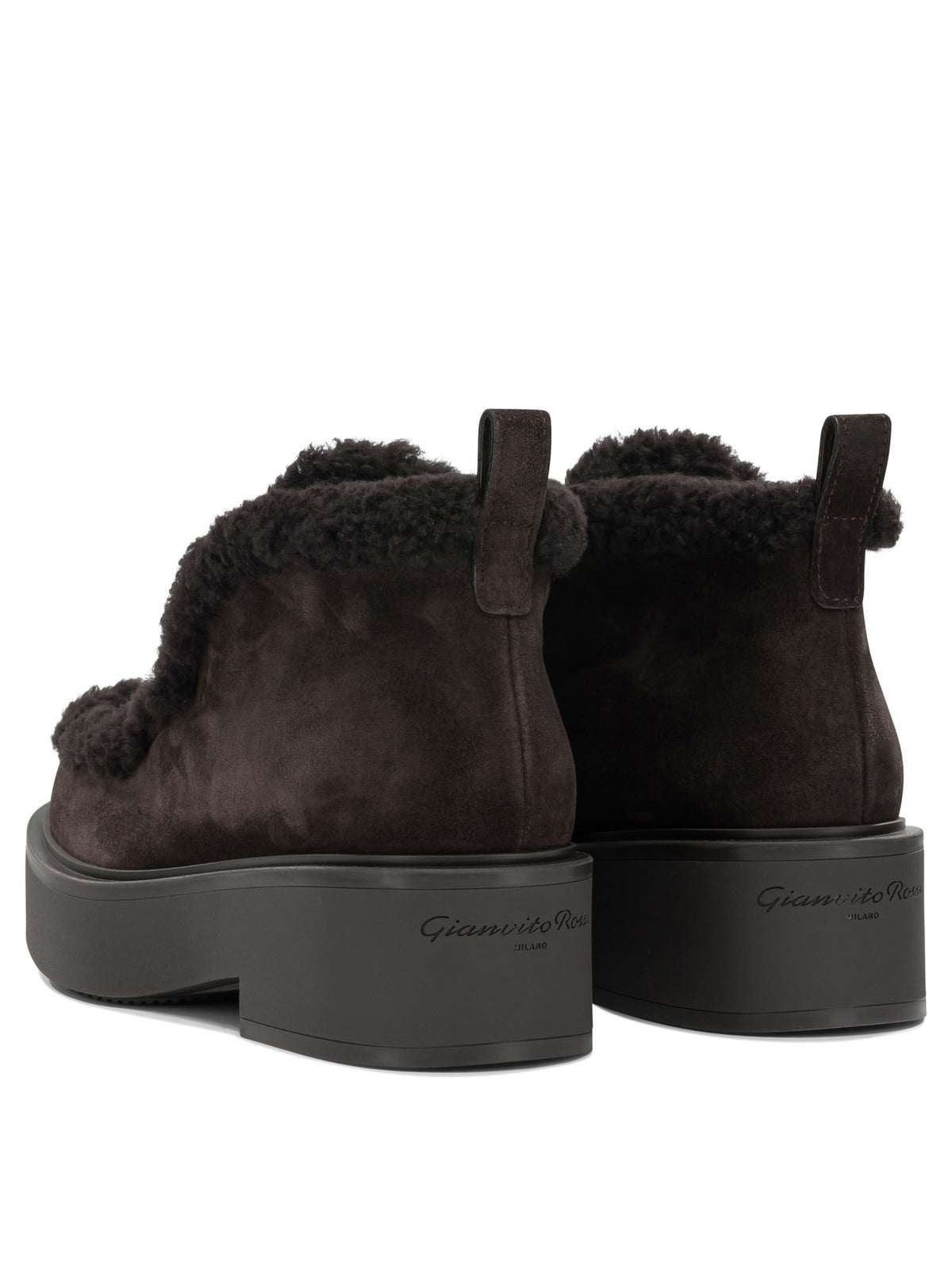 Gianvito Rossi "Yari" Pull-On Ankle Boots - Brown