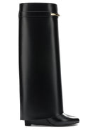 Givenchy "Shark Pinch" Knee Boots - Black