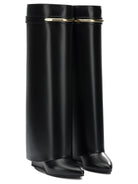 Givenchy "Shark Pinch" Knee Boots - Black
