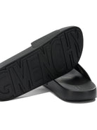 Givenchy "Label" Slides - Black