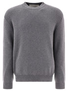 Golden Goose Crew-neck sweater with logo - Grey