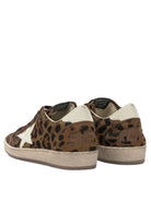 Golden Goose "Ball Star" Low-Top Sneakers - Brown