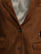 Golden Goose "Journey" leather jacket - Brown