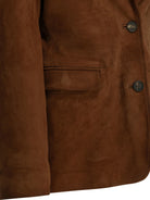 Golden Goose "Journey" leather jacket - Brown