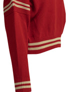 Golden Goose "Rachel" Crew-Neck Sweater - Red
