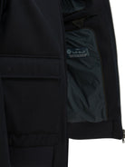 Herno "3 Layers Wool Storm" Bomber Jacket - Blue