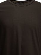 Herno Round-neck wool T-shirt - Brown