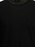 Herno Round-neck wool T-shirt - Black