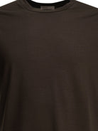 Herno "Resort Lana" Crew-Neck T-Shirt - Brown