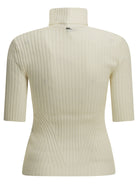 Herno Wool Turtleneck Sweater - White