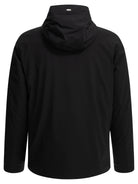 Herno Short down jacket in stretch twill - Blue