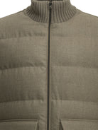 Herno Tweed bomber jacket - Beige