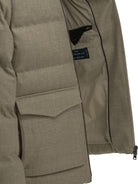 Herno Tweed bomber jacket - Beige