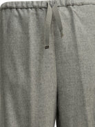 Herno Casual silk and cashmere pants - Grey