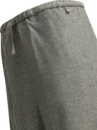 Herno Casual silk and cashmere pants - Grey