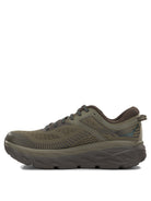 Hoka "Bondi 7" Low-Top Sneakers - Brown