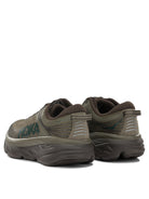 Hoka "Bondi 7" Low-Top Sneakers - Brown