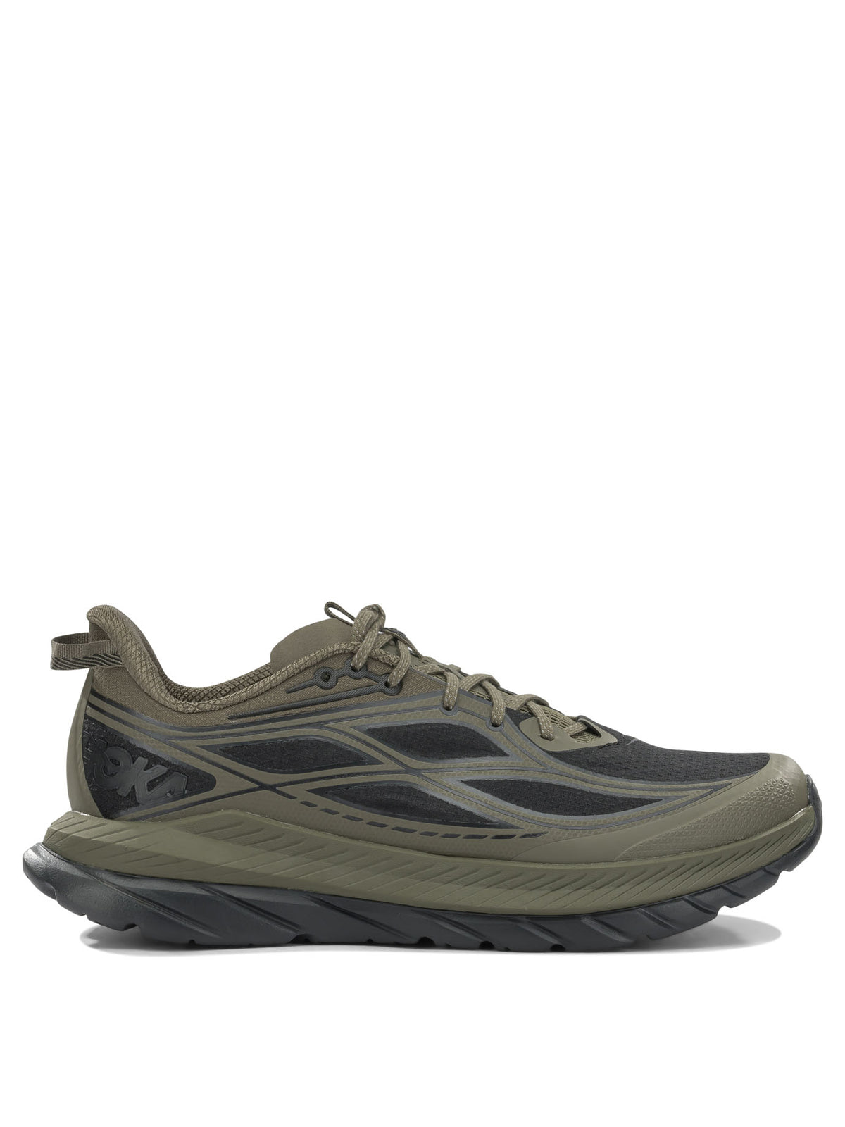 Hoka "Mach Remastered" Low-Top Sneakers - Green