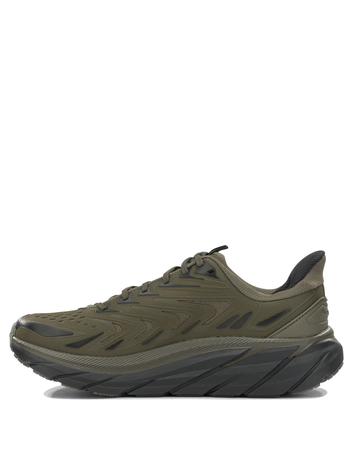 Hoka "Clifton UTL" Low-Top Sneakers - Green