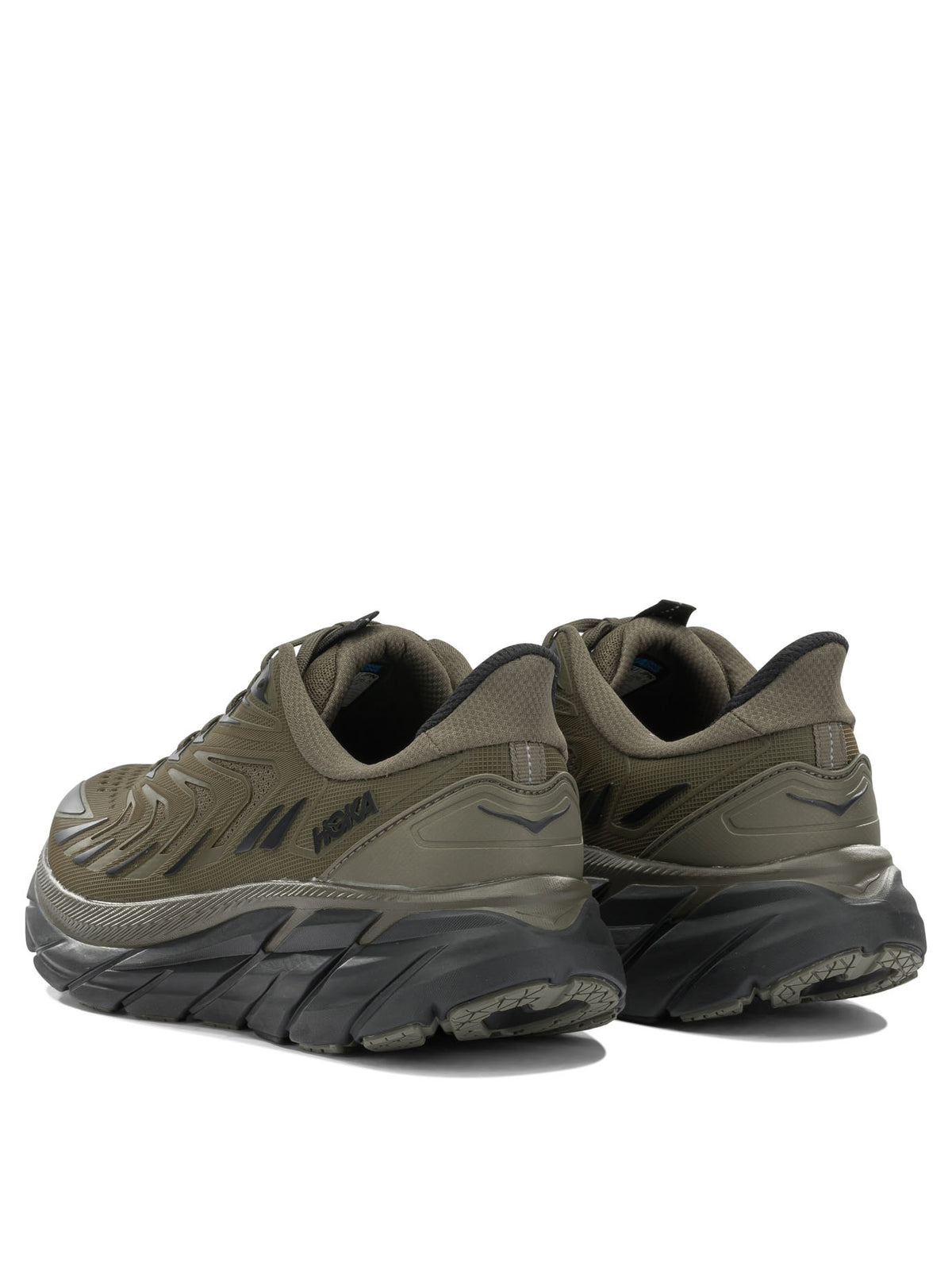 Hoka "Clifton UTL" Low-Top Sneakers - Green