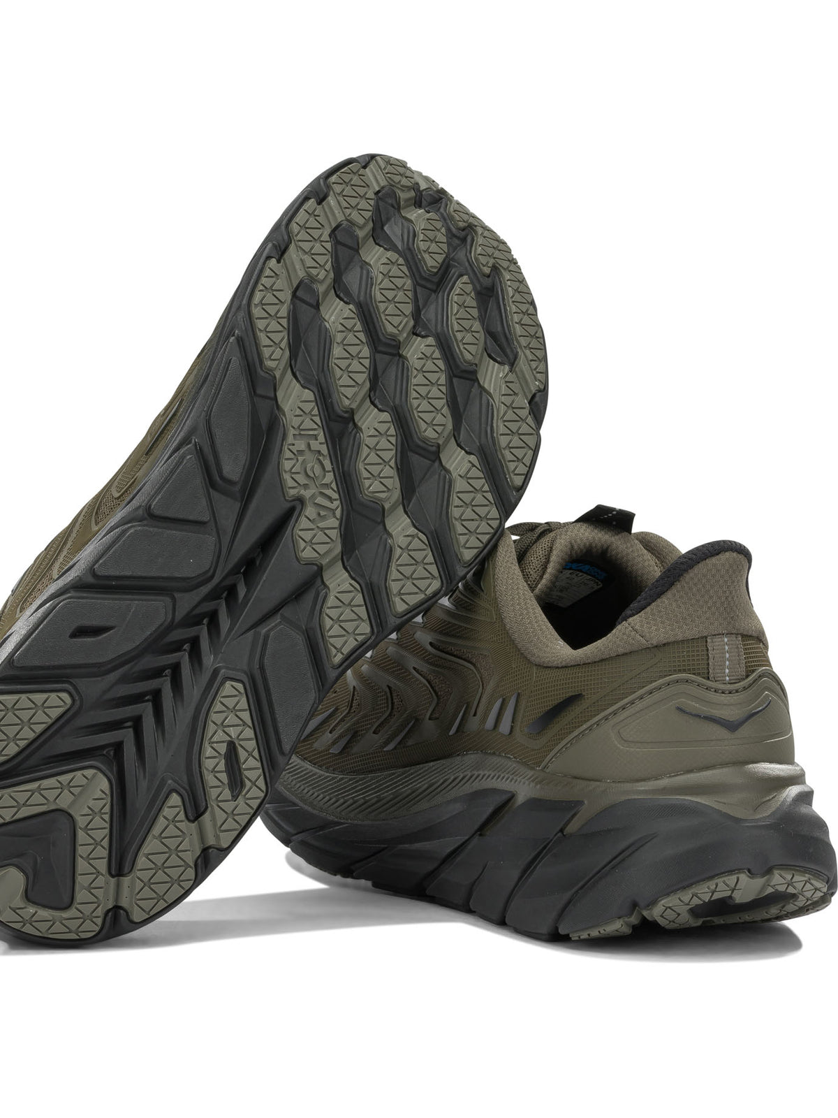 Hoka "Clifton UTL" Low-Top Sneakers - Green