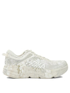 Hoka "Bondi 7 Beams" Low-Top Sneakers - Beige