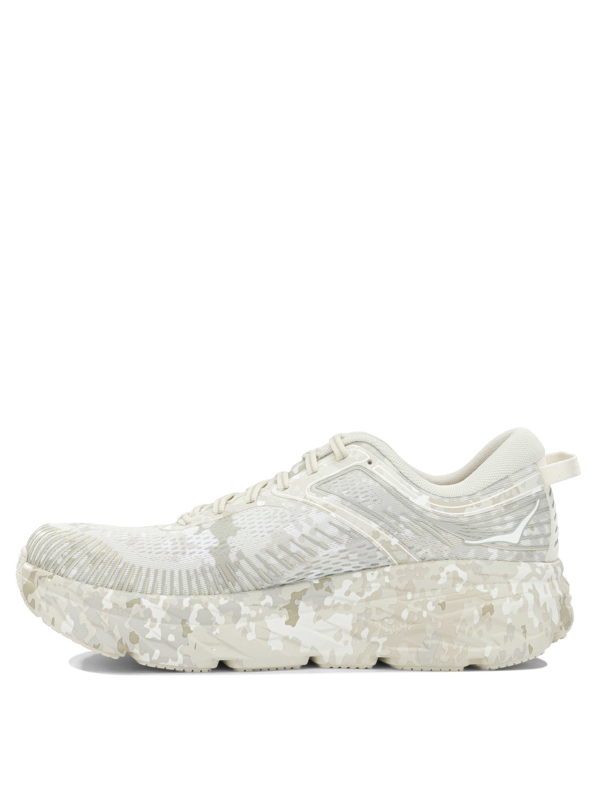 Hoka "Bondi 7 Beams" Low-Top Sneakers - Beige