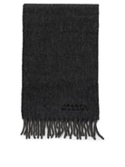 Isabel Marant "Firny" Fringed Scarf - Grey