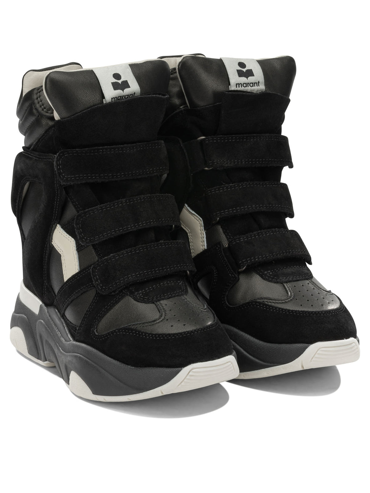 Isabel Marant "Balskee" high top sneakers - Black
