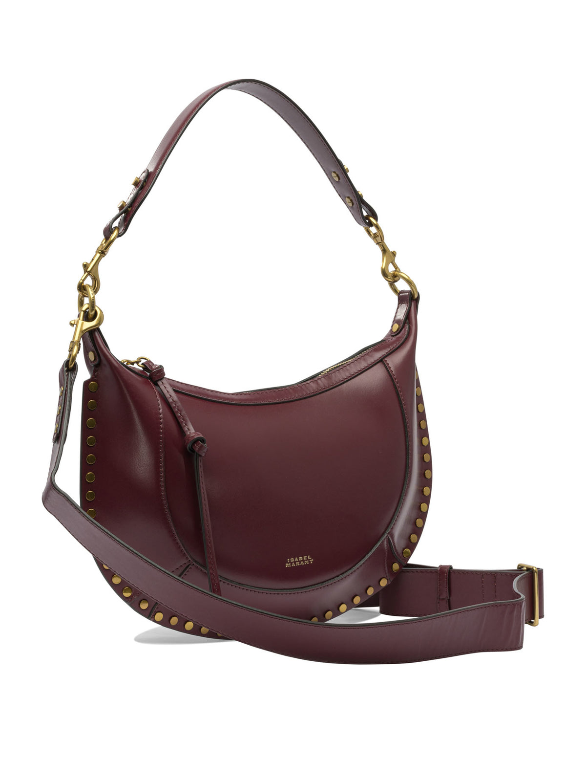 Isabel Marant "Naoko" medium shoulder bag - Burgundy