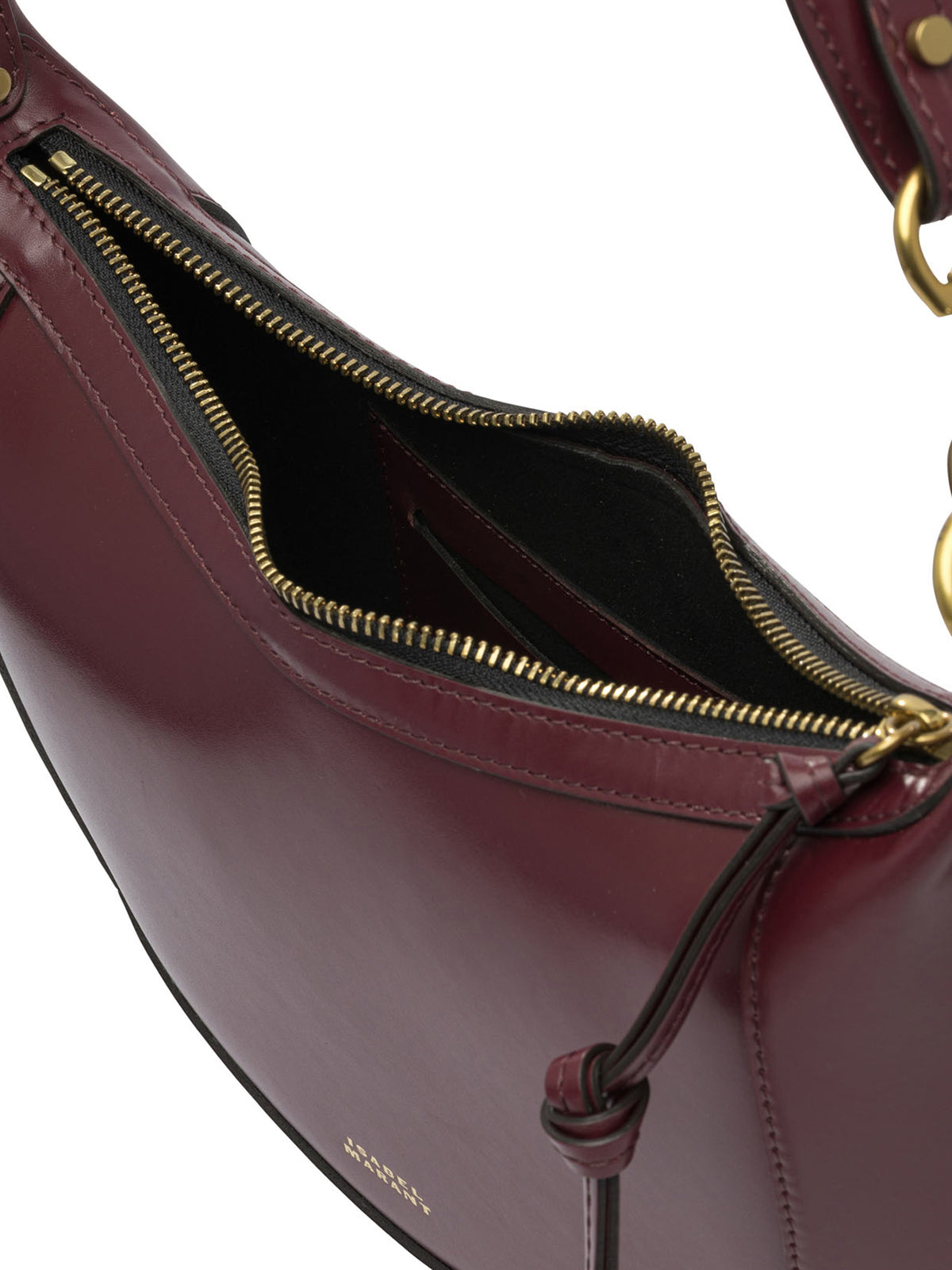 Isabel Marant "Naoko" medium shoulder bag - Burgundy