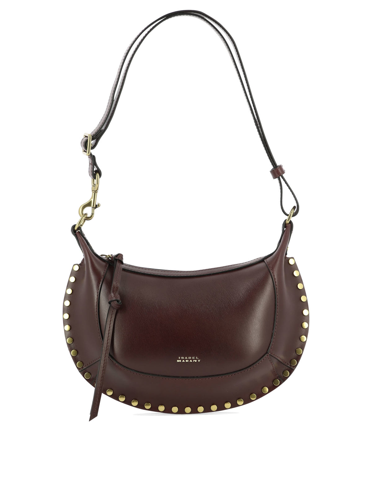 Isabel Marant "Oskan Moon" small shoulder bag - Burgundy