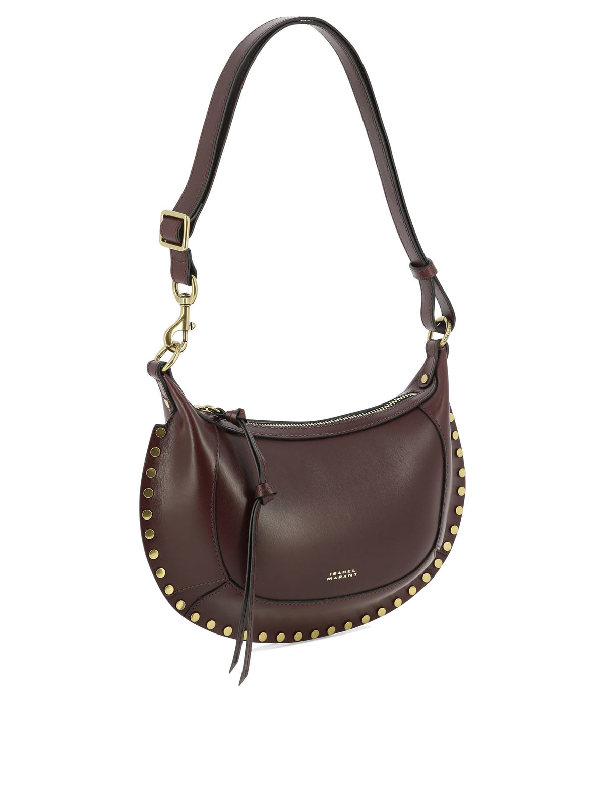 Isabel Marant "Oskan Moon" small shoulder bag - Burgundy