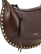 Isabel Marant "Oskan Moon" small shoulder bag - Burgundy