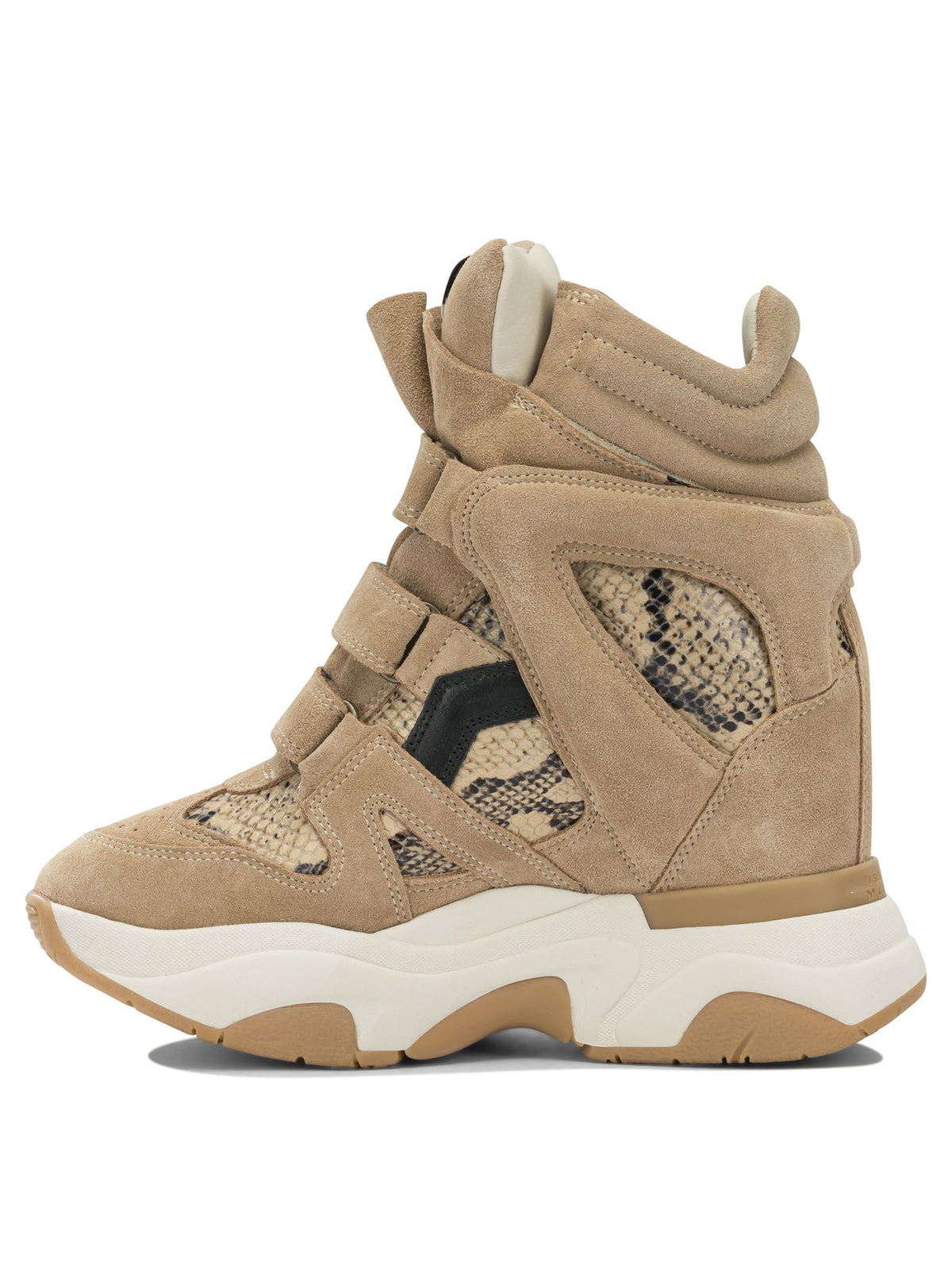 Isabel Marant "Balskee" High-Top Sneakers - Beige
