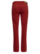 Isabel Marant "Daya" Straight-Leg Jeans - Red