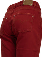 Isabel Marant "Daya" Straight-Leg Jeans - Red